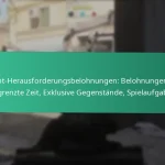 Event-Herausforderung Zeitlich begrenzte Preise: Dringlichkeit, Exklusive Angebote, Seltene Gegenstände