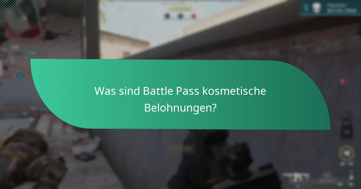 Wie schalten Spieler Battle Pass kosmetische Belohnungen frei?