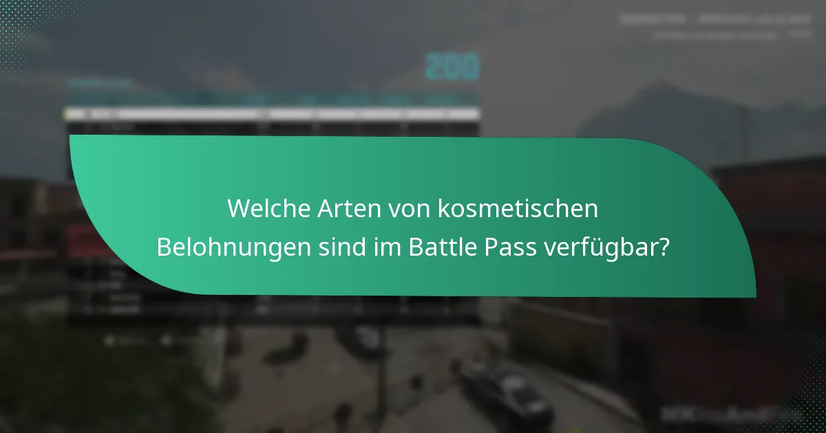 Was sind die visuellen Darstellungen der Battle Pass kosmetischen Belohnungen?